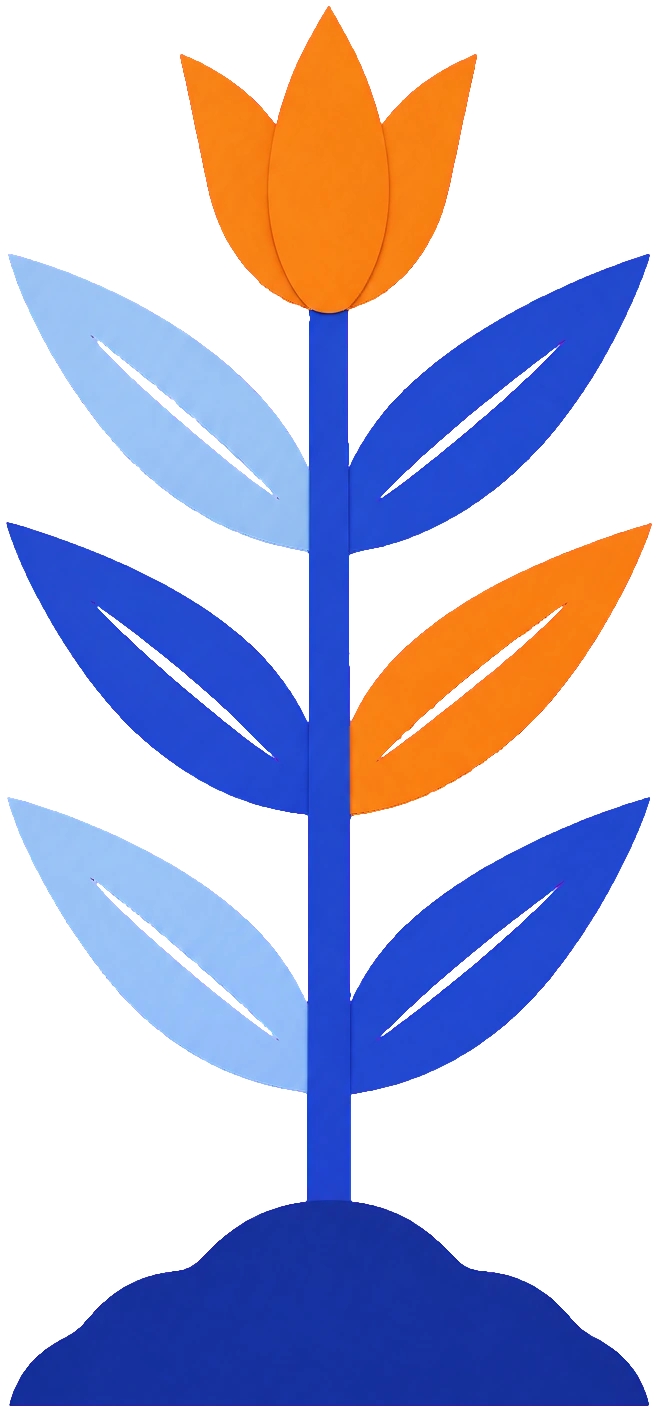 Een volgroeide bloeiende plant